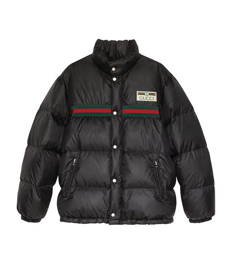 gucci nylon puffer jacket|Gucci short puffer jacket.